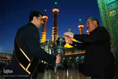 حرم کریمه اهل بیت در شب شهادت حضرت زهرا(س)