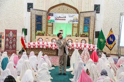 جشن دختران روزه‌ اولی در حرم مطهر حضرت شاهچراغ(ع)