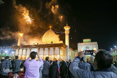 تحویل سال نو در حرم شاهچراغ(ع)