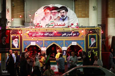 اجتماع مردم بهارستان در حمایت از وطن