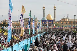 نماز عید سعید فطر در حرم حضرت عبدالعظیم(ع)