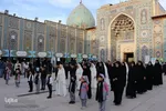 حال و هوای نمایشگاه قرآنی فارس در روز شهادت حضرت علی(ع)‎‎
