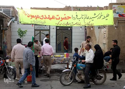 آذین بندی و جشن نیمه شعبان در کاشمر