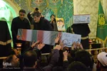 مراسم تشییع دو شهید گمنام در قم