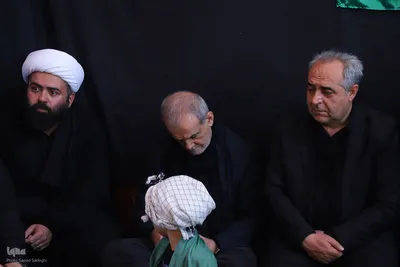 عزاداری عاشورای حسینی با حضور رییس جمهور در شهر سهند