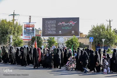 پیاده روی و عزاداری جاماندگان اربعین حسینی - شیراز