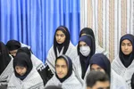 دیدار دانش‌آموزان بسیجی با نماینده ولی‎فقیه در خراسان جنوبی