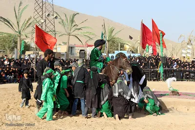 آیین تعزیه خوانی روز عاشورا در وردنجان