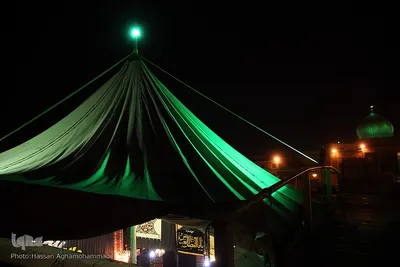 مراسم عزاداری شب تاسوعای حسینی در تکیه نفرآباد شهر ری