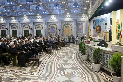آیین تجلیل از جانبازان شیمیایی در حرم رضوی
