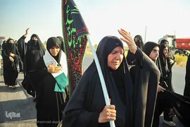 حرکت زائران اربعین از الهایی