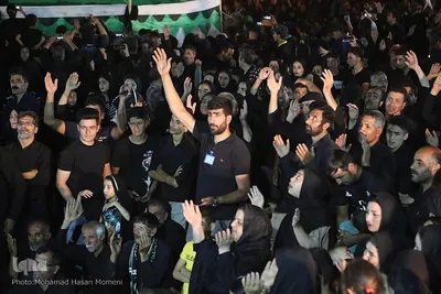 مراسم عزاداری شام غریبان در همدان‎