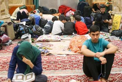 مراسم اعتکاف در مسجد جامع امام صادق (ع)