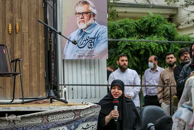 مراسم وداع با هنرمند انقلابی حاج نادر طالب زاده