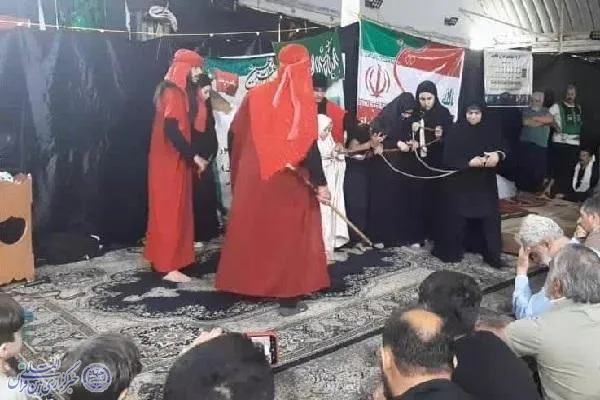 اجرای نمایش «کودکان عاشورا» در موکب قدمگاه چالوس