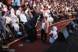 ‎جشن ازدواج ۱۱۴ زوج دارای معلولیت