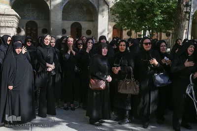 وداع و تشییع پیکر محمدرضا حافظی، رئیس جامعه خیرین مدرسه ساز