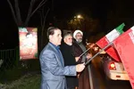 اجتماع دانشگاهیان دانشگاه تبریز در حمایت از آرمان‌های انقلاب
