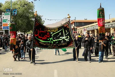 عزاداری عاشواری حسینی(ع) در آستانه علوی(ع)
