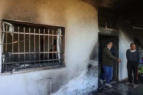West Bank Mosque Set on Fire by Zionist Settlers