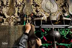 مراسم سنتی شال و پر کردن علم تاریخی طیب
