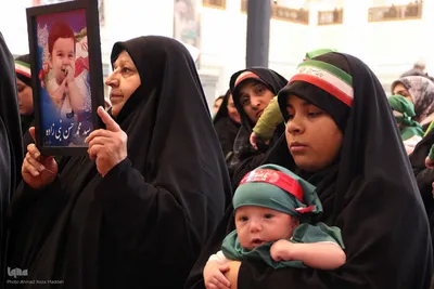 همایش شیرخوارگان حسینی در  حرم مطهر شاهچراغ(ع)