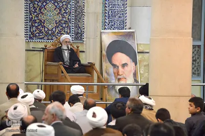 مراسم چهلمین روز ارتحال آیت الله شاه آبادی در قم