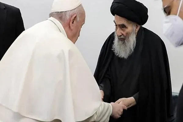 رسالة البابا فرنسيس إلى آية الله العظمى السيد علي السيستاني