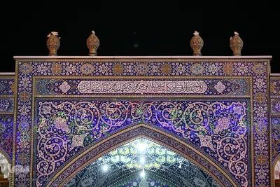 آستان منور حضرت معصومه(س) در شب میلاد کریم اهل بیت، امام حسن(ع)
