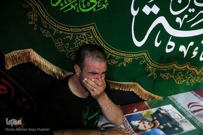 مراسم وداع با پیکر پاسدار شهید محمد اسلامی و بسیجی شهید سجادی‌زاده در شیراز