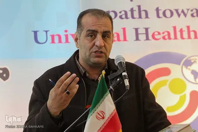 جواد نظری معاون بهداشت دانشگاه علوم پزشکی در همایش نمادین استانی گرامیداشت هفته سلامت