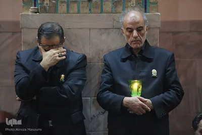 آیین خطبه خوانی شب عاشورا در حرم مطهر رضوی