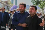 تشییع پیکر شهید علی‌اکبر معصومی‌نژاد در اراک/عکاس:طاها نظیری