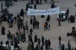 مراسم تشییع پیکر پاک شهید سپهبد قاسم سلیمانی در جوار کریمه اهل بیت(ع)