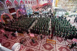 Die Diener von Abu Fadl al Abbas bekunden Imam Hussein Beileid zum Martyrium von Sayida Fatima Az-Zahraa (s.a.)
