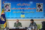 نشست خبری جانشین فرمانده سپاه روح‌الله استان مرکزی