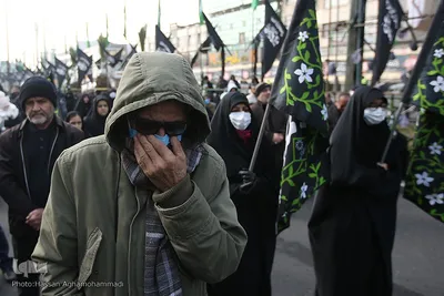 تجمع هیئت‌های عاشورای فاطمی در میدان هفت تیر