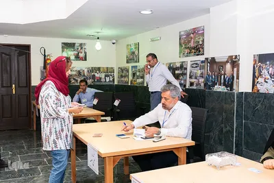 اصحاب رسانه اصفهان در پای صندوق‌های رأی