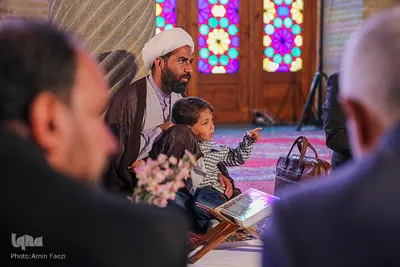 محفل انس با قرآن کریم در مسجد نصیرالملک‎‎