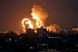 Le régime sioniste frappe les bases de la résistance à Gaza