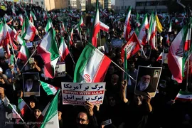 اجتماع بزرگ «امت رسول الله (ص)» مردم شهیدپرور تهران در میدان انقلاب