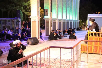 مراسم احیای شب بیست و سوم ماه رمضان در یزد