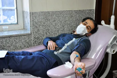 اهدای خون روحانیون اهل سنت و تشیع ـ بیرجند