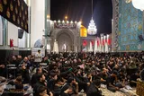 عکس | آیین بزرگداشت رهبر شهید در حرم رضوی