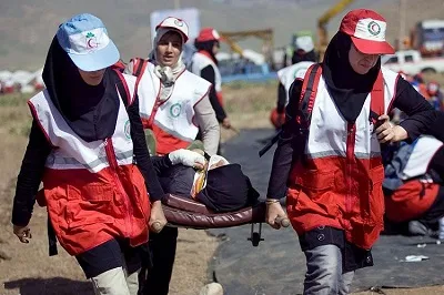 امدادگران هلال احمر سیستان‌وبلوچستان آماده خدمت‌رسانی به عزاداران حسینی