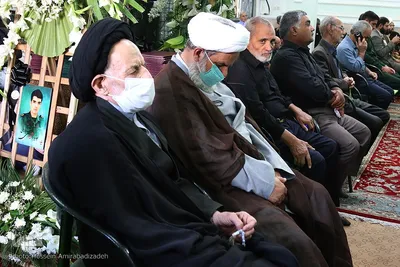 مراسم تشییع پیکر شهید «علی یاری» در بیرجند