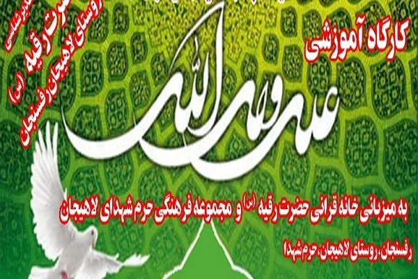 کارگاه آموزشی «علی ولی الله» در رفسنجان برگزار می‌شود