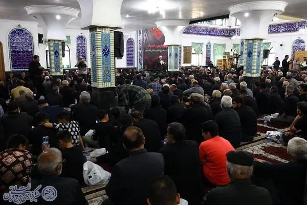 سوگواره اربعین حسینی هیئات مذهبی و اهالی روستای مزید، بخش بلده نور
