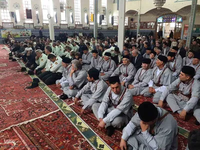 حضور سبزپوشان انتظامی در نماز جمعه اهر و گرامیداشت هفته انتظامی