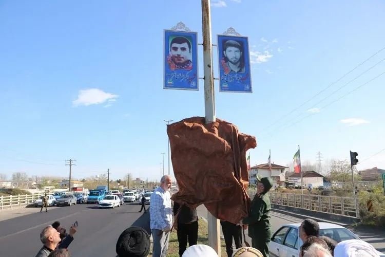 تمثال ۴۳۷ شهید در بندر انزلی رونمایی شد